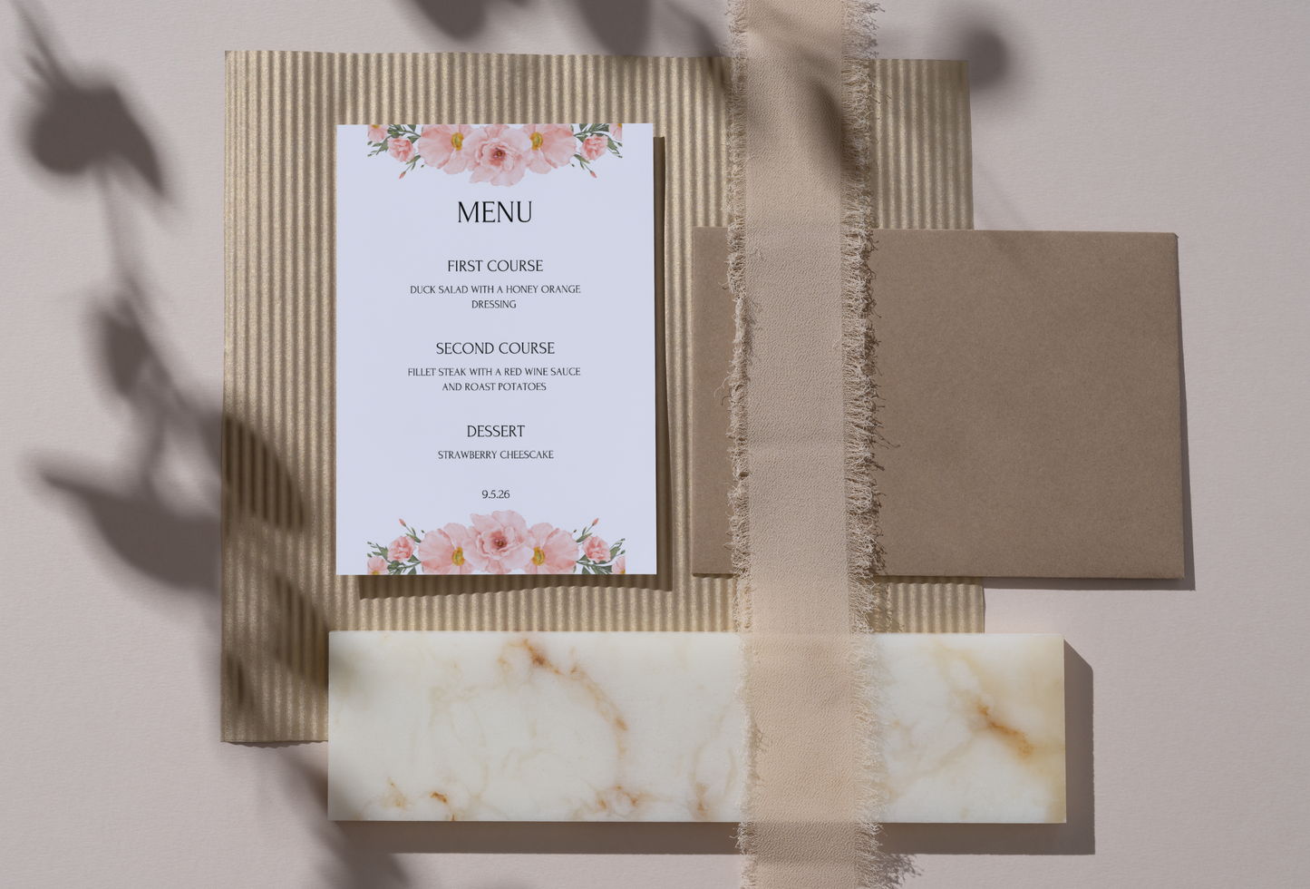 Floral Wedding Invite Template Bundle