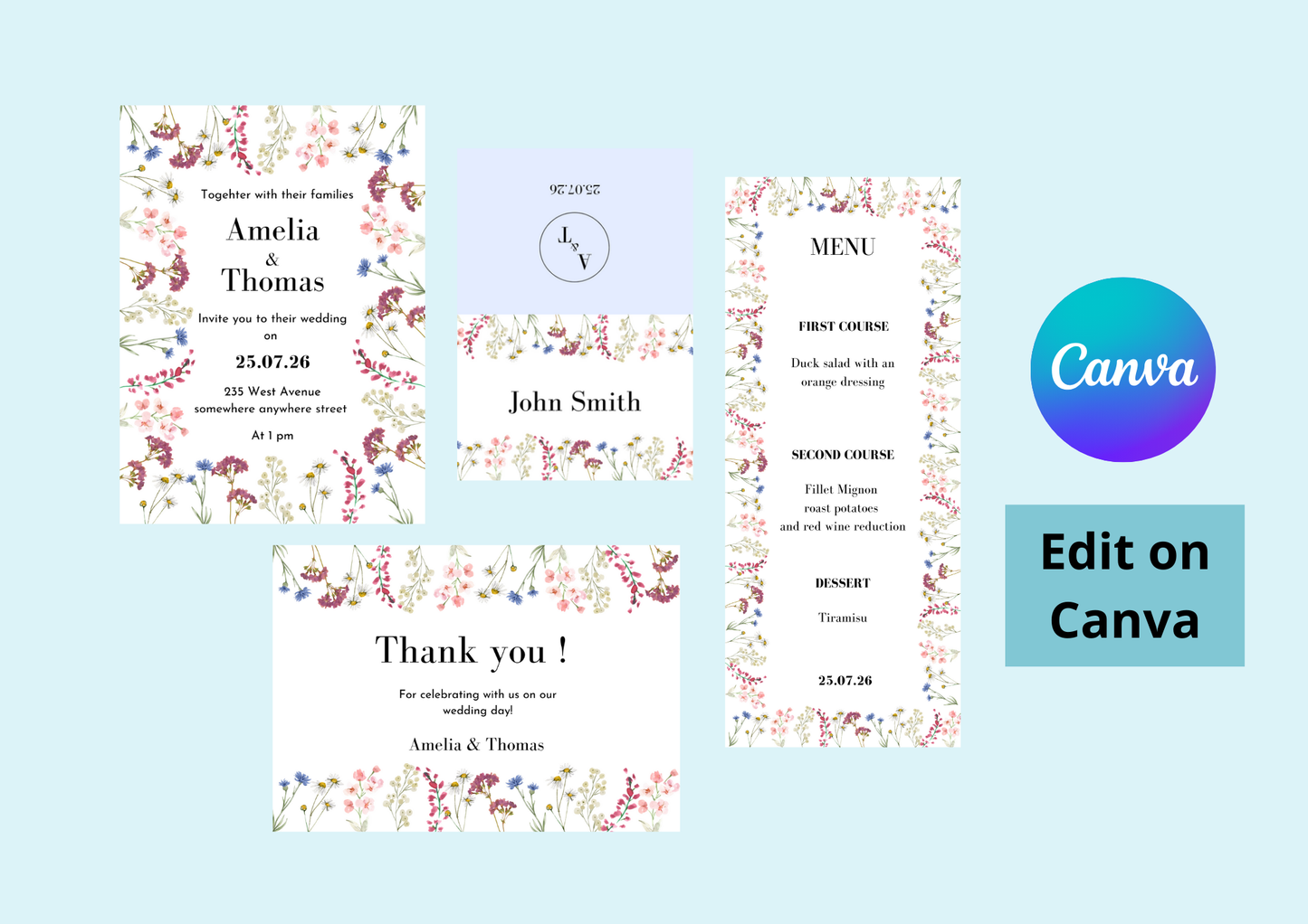 Wedding Invite Bundle