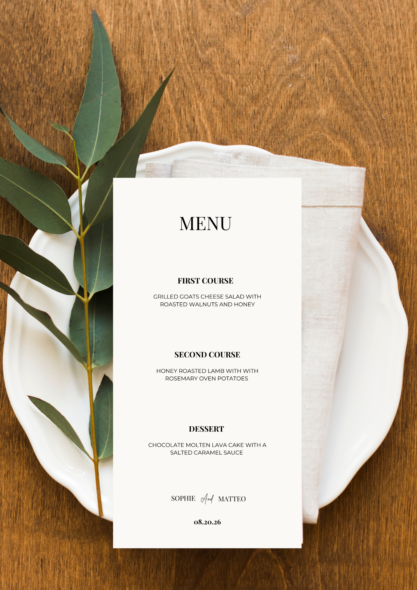 Modern Wedding Invite Template